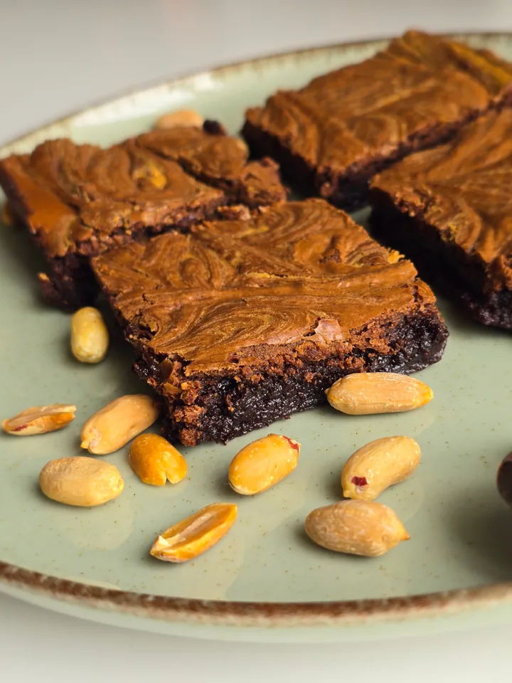 Brownie au beurre de cacahuètes